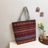 Ethnic capacious one-shoulder bag Myanmar, ethnic style, Thailand