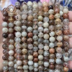 天然水晶四季幽霊ボール千層幽霊散珠手作りDIY手串ブレスレットアクセサリー卸売り