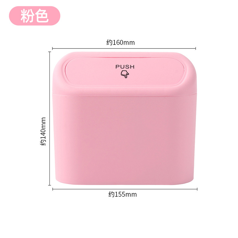 Basura creativa montada en automóviles puerta de automóvil colgante caja de almacenamiento multifuncional contenedor de contenedores de artículos de automóviles al por mayor