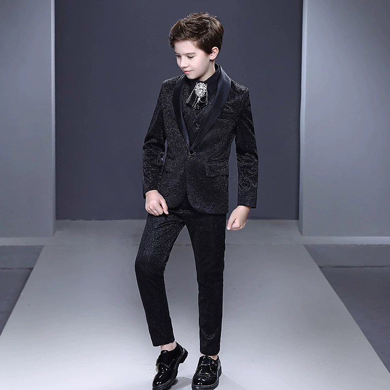 Children's classic suit, flower boy costume, piano performance costume
