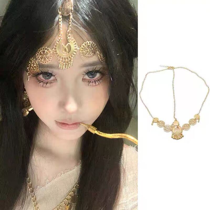 Bohemian Headwear Retro Hair Headwear Headwear Antique Hair Band Ancient Dress Elf Exotic Fairy Wedding Dress Western Regions Bohemian Headwear Retro Hair Headwear Headwear Antique Hair Band Ancient Dress Elf Exotic Fairy Wedding Dress Western Regions