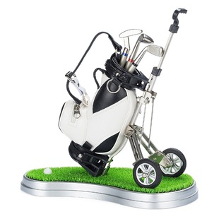 Creative students learning prizes stationery gifts golf sports gifts creative golf bag pen holder set