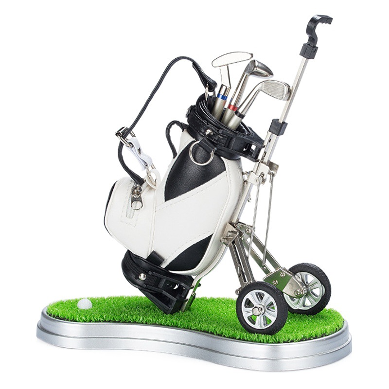 Estudiante creativo aprendizaje Premio papelería regalo Golf deportes creativo bolsa de golf titular la pluma traje