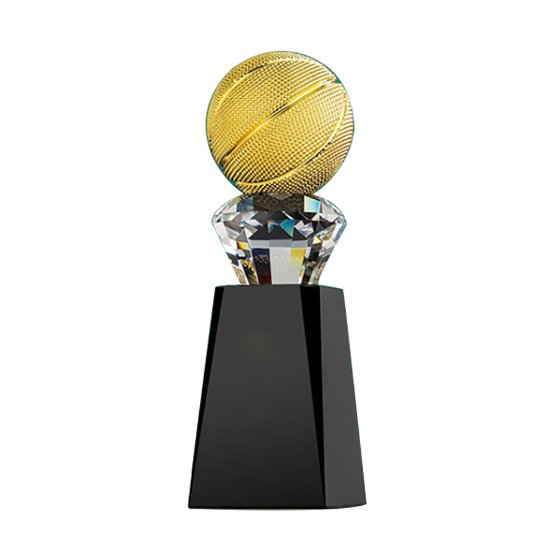 Baloncesto Crystal Sports Trofeos MVP Campeones Ganadores de tres partidos Premios Juegos deportivos escolares Conmemorativos