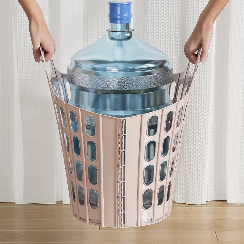 Cesta de ropa sucia plegable para el hogar baño de gran capacidad artefacto de ropa red baño de ropa sucia cesta de almacenamiento de ropa sucia