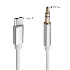 type-c转3.5音频线适用华为数字芯片音频谷歌AUX音车载音响转接线
