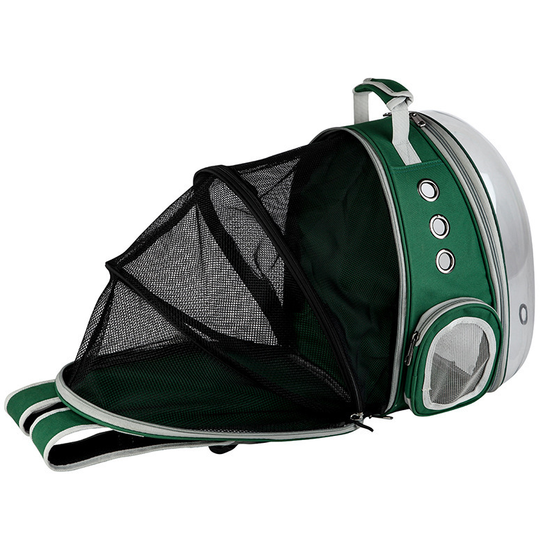 Double Shoulder Transparent Cat Bag Outdoor Portable Pet Bag Spaceship Cat Bag Sunshade Breathable Stretchable Pet Bag Dropshipping