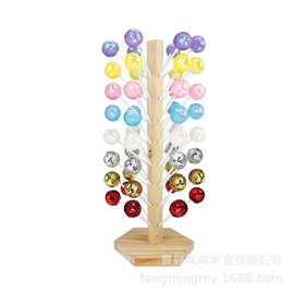 木质棒棒糖收纳架糖葫芦储物架桌面摆台式展示架实木置物架