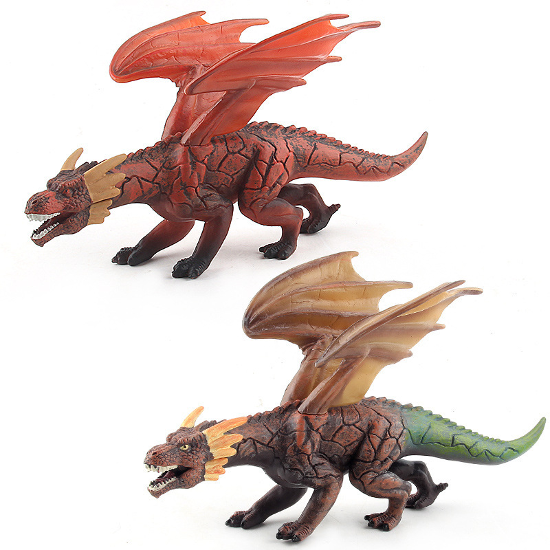 Simulación DE LOS NIÑOS sólido dinosaurio Jurásico modelo mito animal plástico Dragón Volador dinosaurio traje de juguete adornos