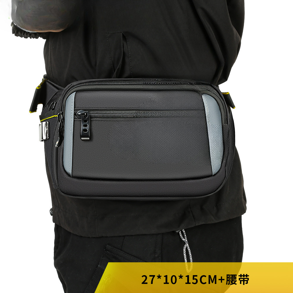 Bolsillo con cremallera + cinturón