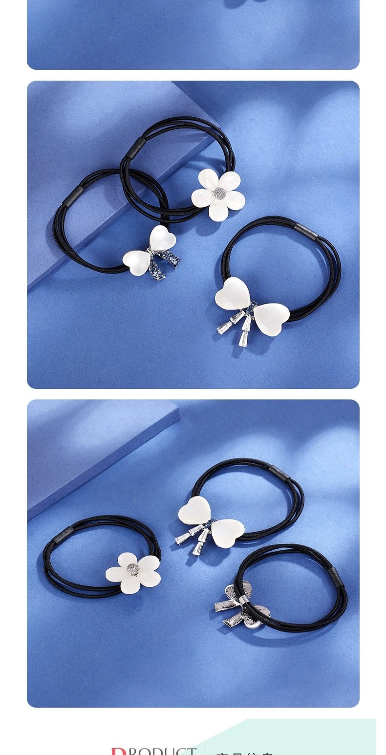 Rubber Band Women's Hair Tie Leather Case High Elasticity and Durable Rubber Band Hair Tie Headband New Classy Adult Headwear