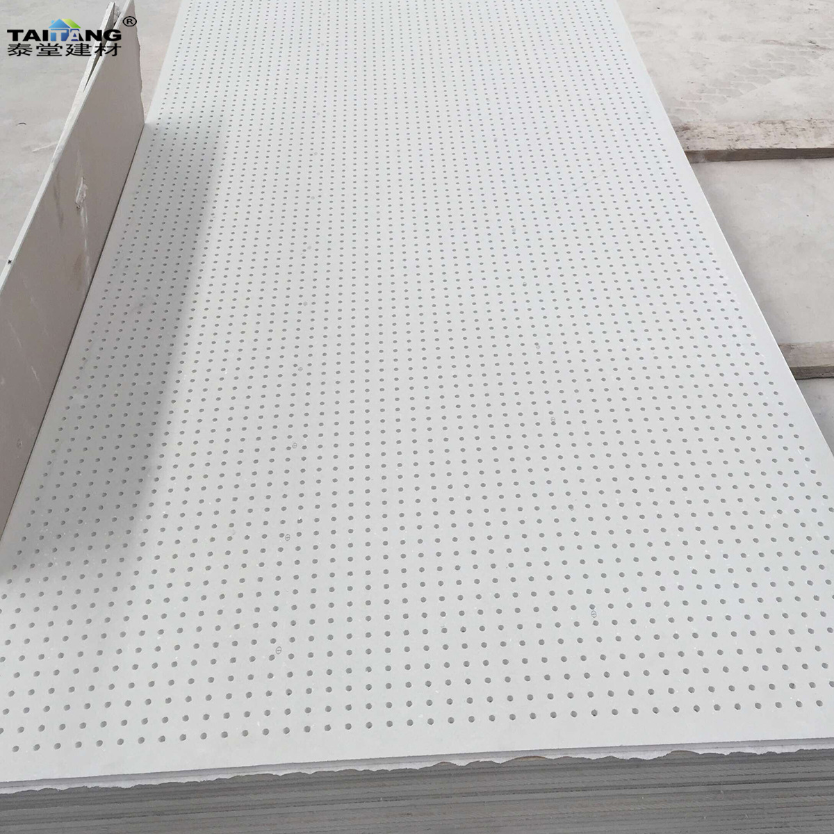 9MM 12.5mm 1220*2440mm Plástico resistente al agua Ba13 Plasterboard Yeso d