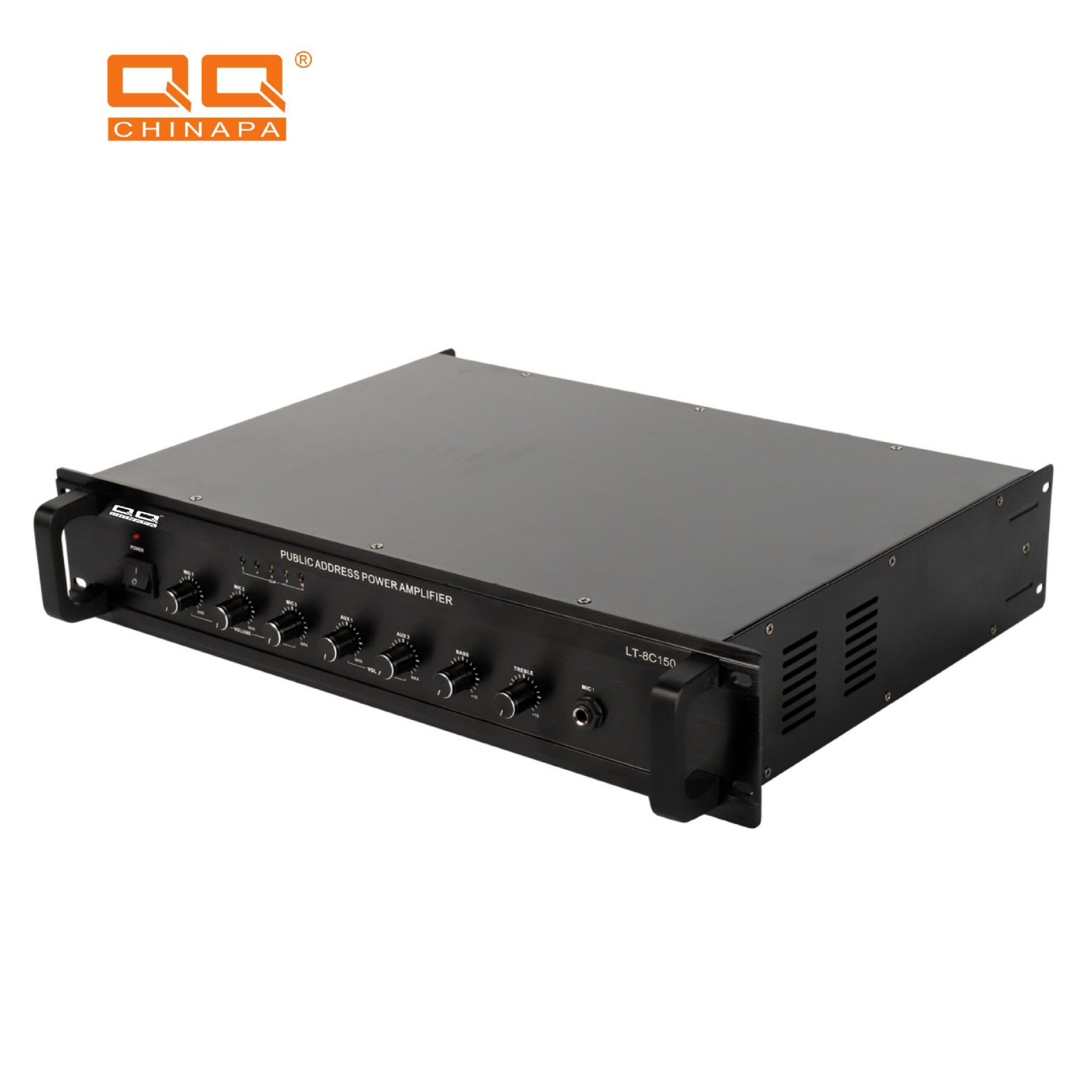 Sistema de radiodifusión amplificador de potencia de red IP altavoz de radiodifusión del campus amplificador de sonido contra incendios sistema PA amplificador de banda alta