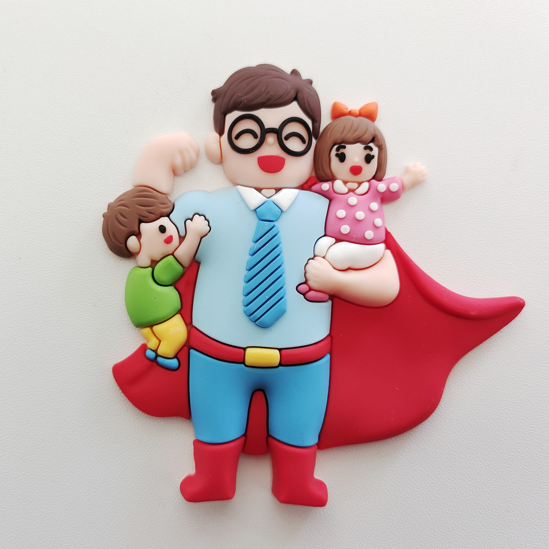부드러운 안경 아빠 장식품