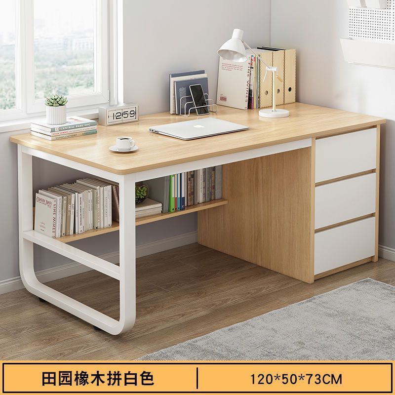 [메인사진] 120cm 목가적인 오크와 화이트