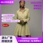 长袖翻领爆款气质连衣裙