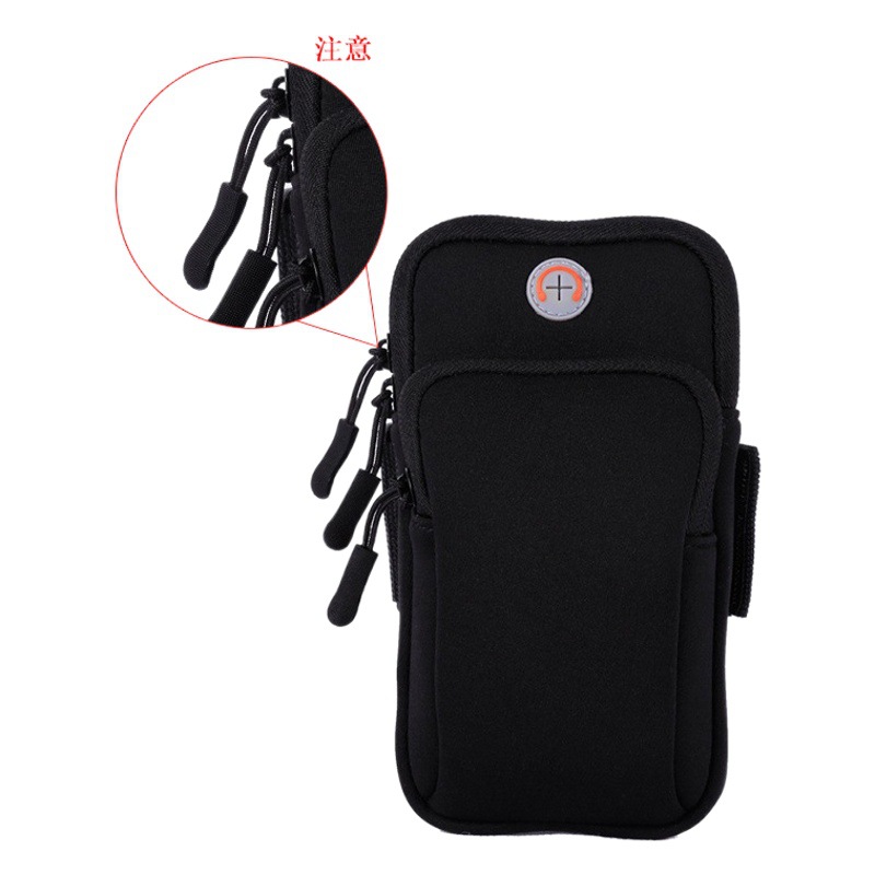 New sports arm bag mobile phone arm band arm bag men and women running wrist bag waterproof gift can be printed logo manufacturer
