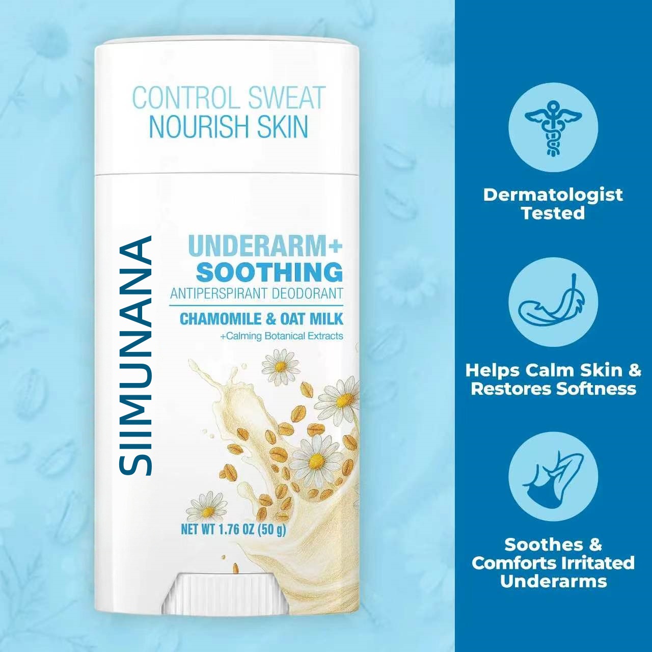 Productos explosivos transfronterizos TEMU productos explosivos Toner Body Lotion debajo de las axilas refrescante antitranspirante disponible para hombres y mujeres Antiperspirante
