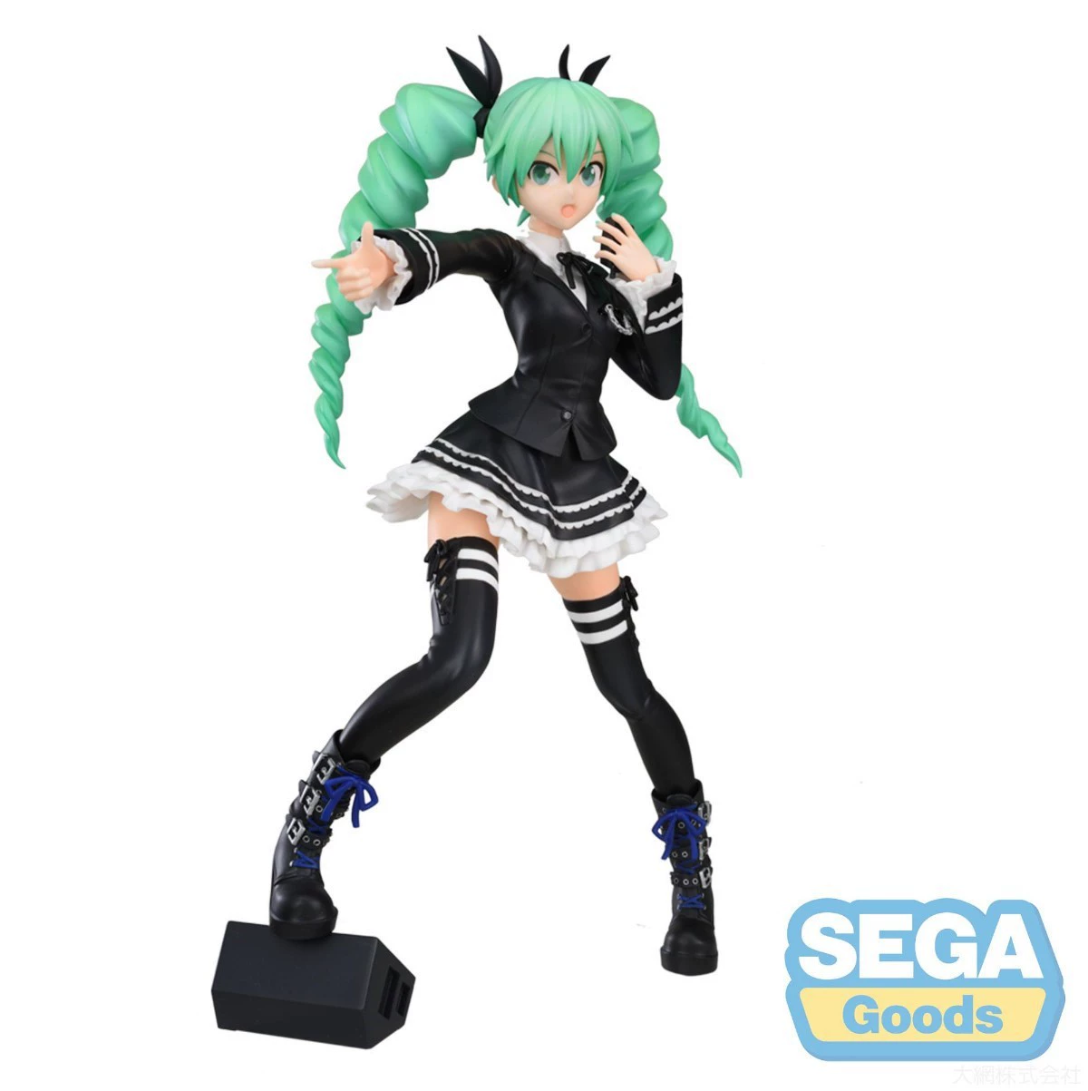 Оригинальная и подлинная костюм SEGA Hatsune Miku Рождество зимнее платье сценическое костюм мировой план сцены фигурка