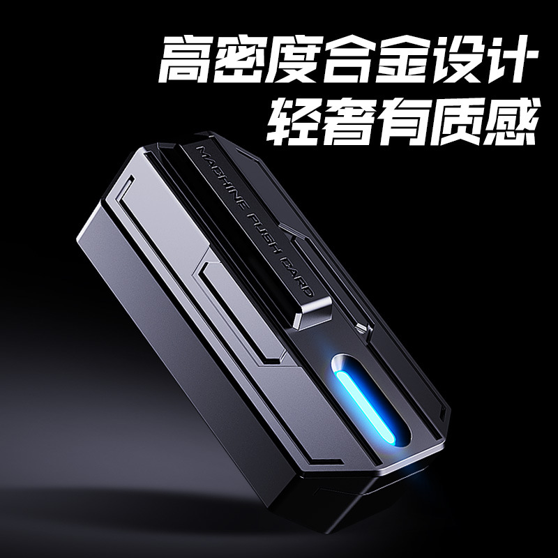 YIJOO push EDC pulso pop moneda negro tecnología punta del dedo de metal Tarjeta de empuje moneda giroscopio pequeño juguete descompresión mano empuje