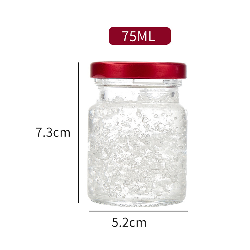 75ml 얇은 바닥; 투명