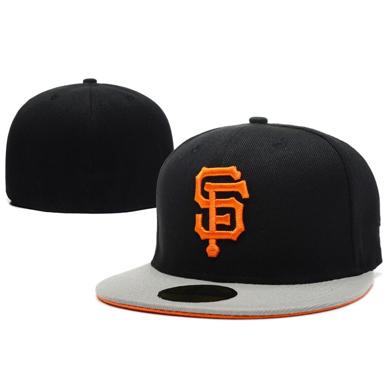 [San Francisco Giants] sombrero solar cerrado pareja con sombrero de sol sombrero bordado sombrero de béisbol sellado completo