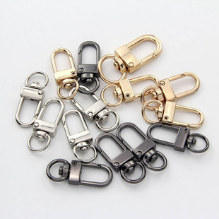 Small Door Buckle 3-point Dog Buckle Gift Keychain Zinc Alloy Luggage Pendant Hardware DIY Accessories Hook Buckle Manufacturer in Stock
