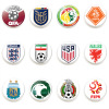 Football fridge magnet, magnetic sticker, souvenir, 2022, with gem, 25mm