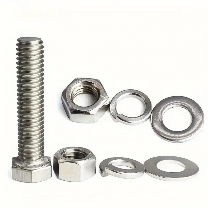 240pcs comercio exterior, tornillo hexagonal con tuerca junta conjunto de combinación