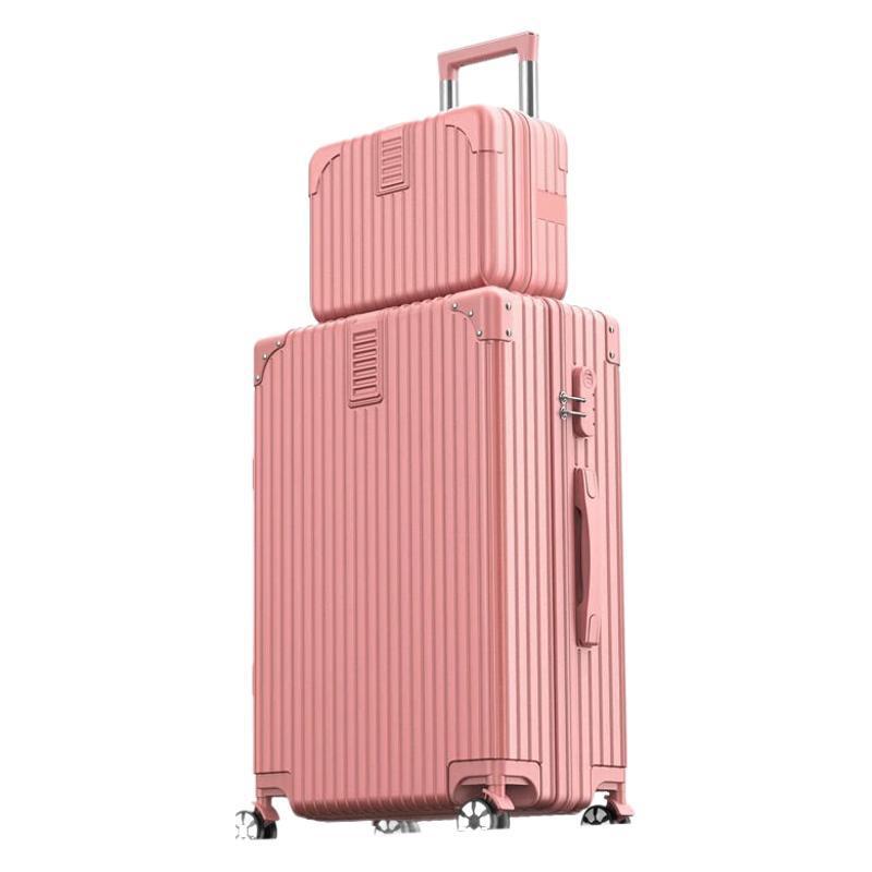 Maleta con ruedas para equipaje, maleta de gran capacidad para mujer, rueda universal silenciosa, maleta de cuero con contraseña de 24 pulgadas para hombre, nuevo