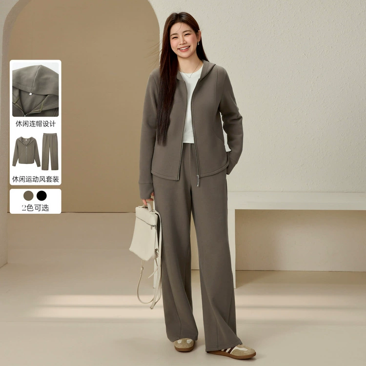 [Ленивый и расслабляющий зимний костюм] Funny Show большой размер женский комфорт два комплекта толстый mm2025 весенний новый