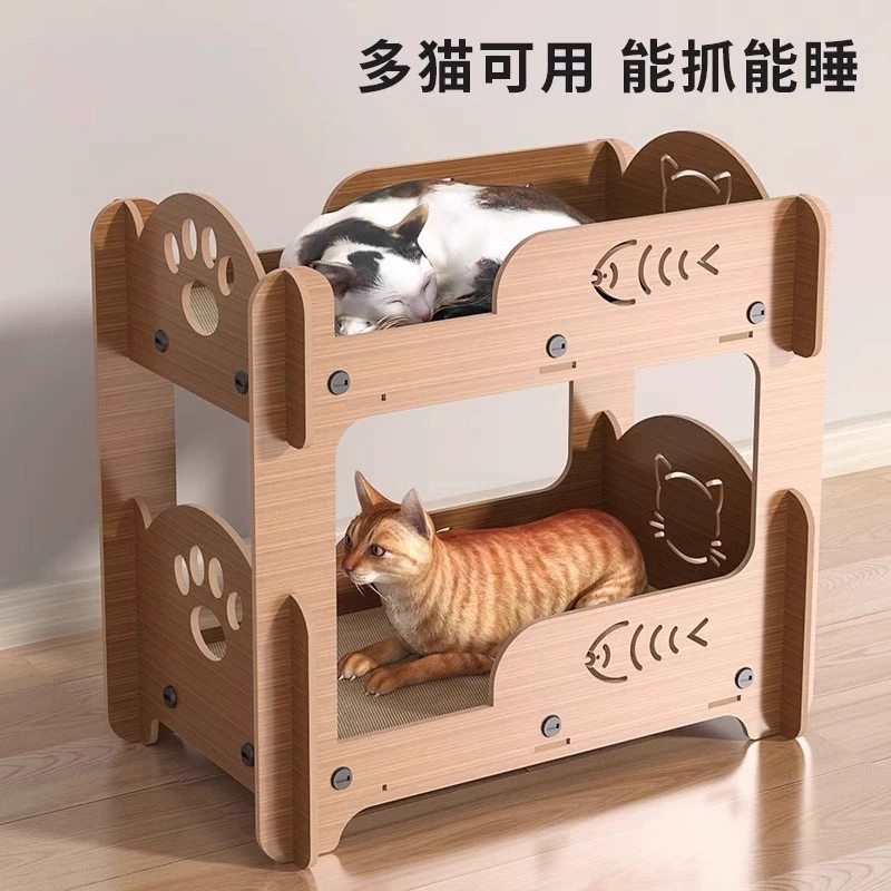 Двухслойный кошачий сцепление роскошный кошачий пометный кошачий