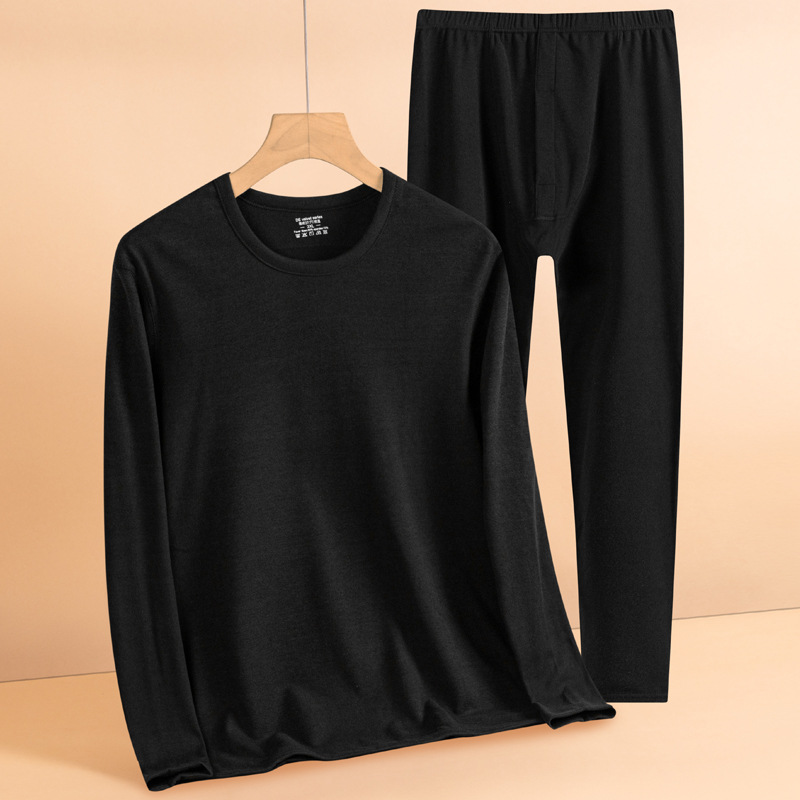 남성 슬리브-블랙 (발열 벨벳)