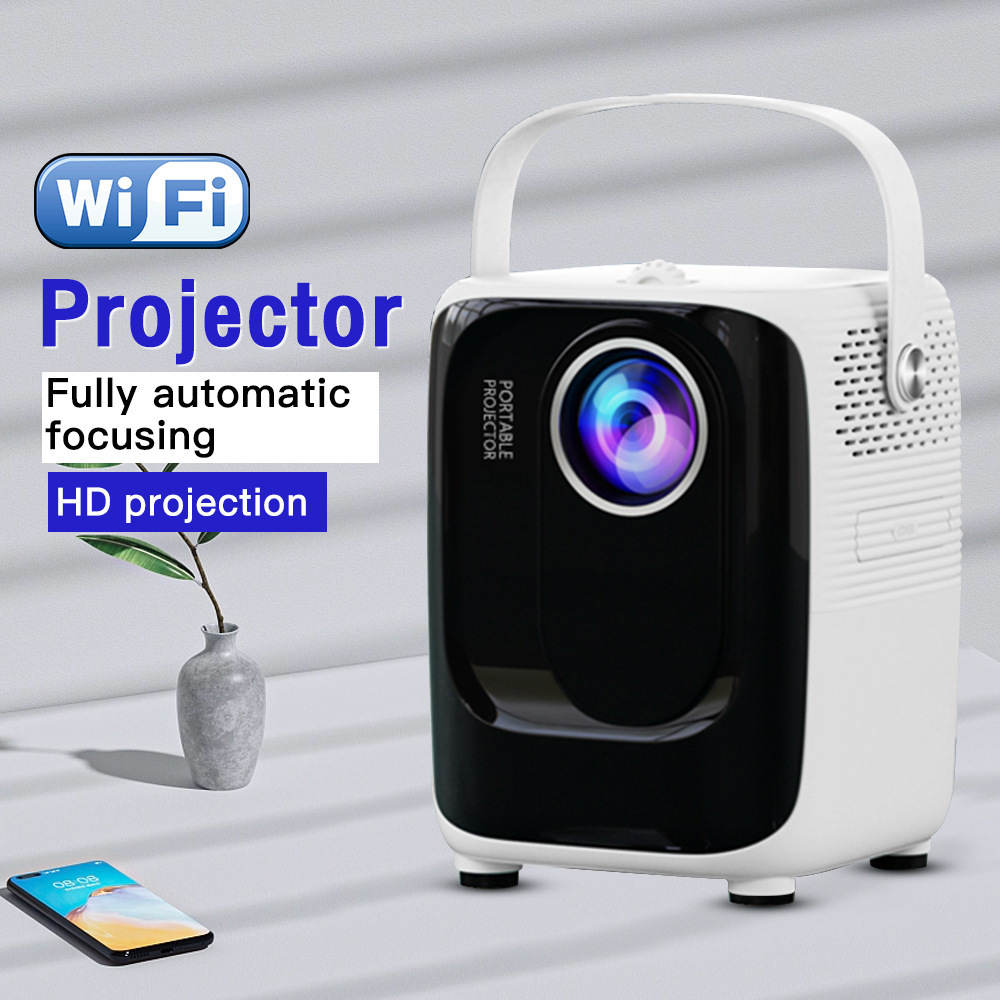 Cross Border Smart Projector Outdoor Mini Home Use Small 4k Ultra HD A007 Projector 1080P