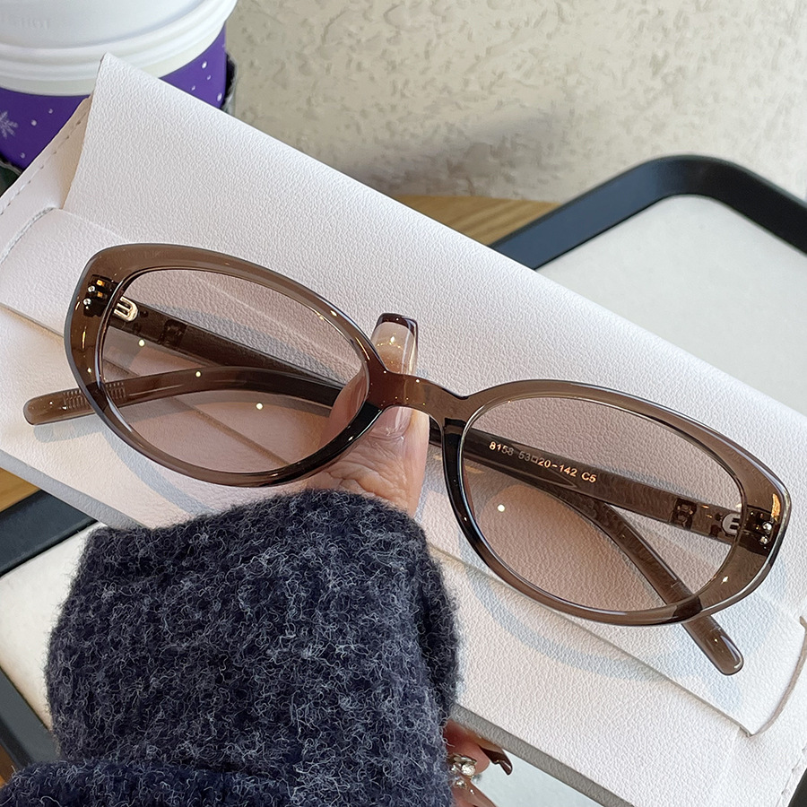 2026 New TR90 Cat-Eye Small Frame Polarized Sunglasses for Women - High-End Trendy Designer Style Fashion Sunglasses - Thumbnail 4