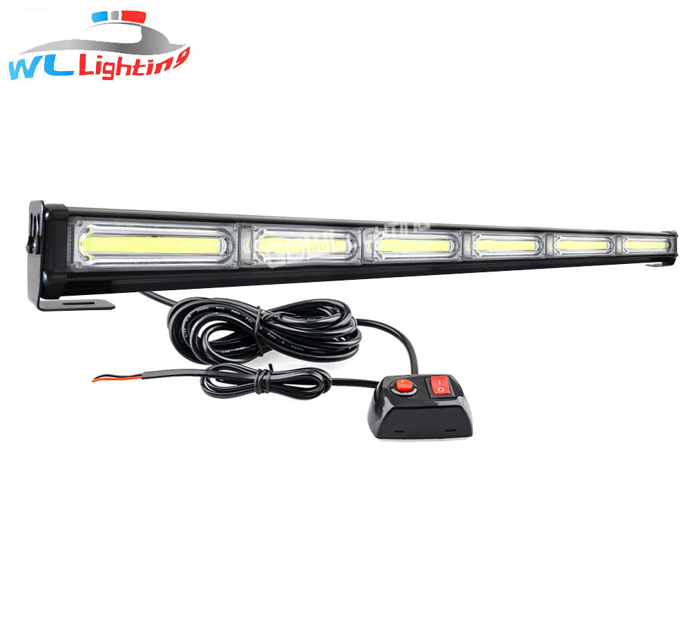 杠子灯 48LED长条爆闪灯 长杠灯 棍子灯 6节中网警示灯