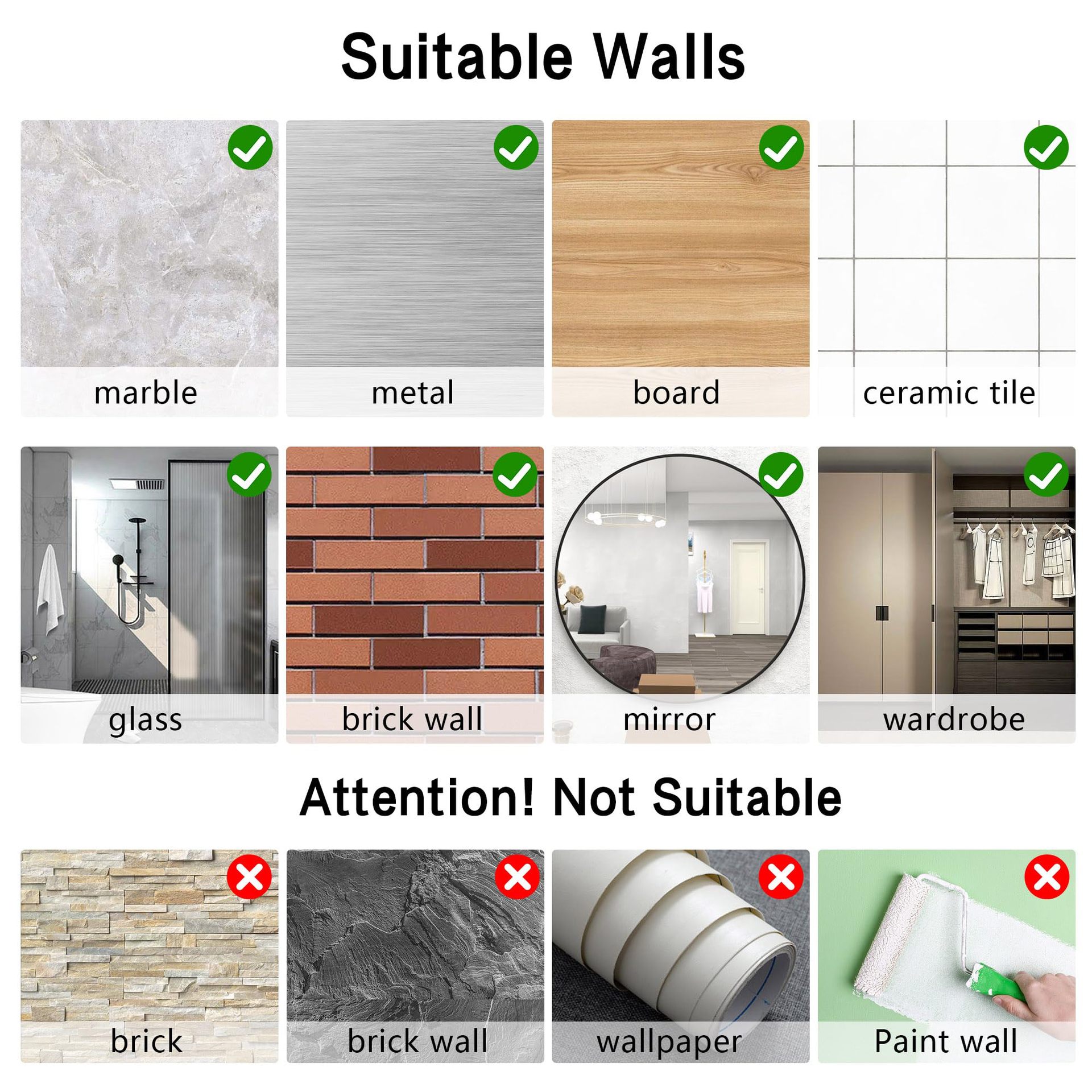 Large-sized, seamless, strong coat hook for kitchen and bathroom, transparent pattern, load-bearing, creative adhesive hook pic 3