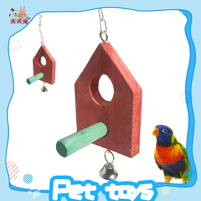 wooden  solid wood House Toys Climbing frame Birds Toys interaction Toys