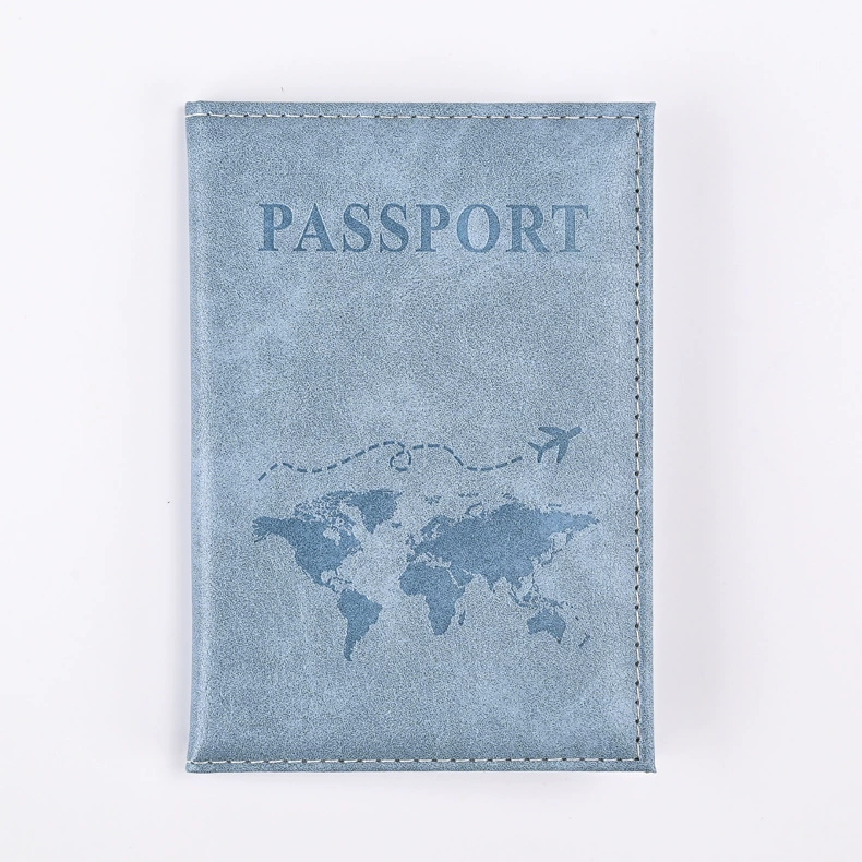 Passport case, polyurethane protective cover, compact 10.8×10.2×0.7 cm, multi-color options