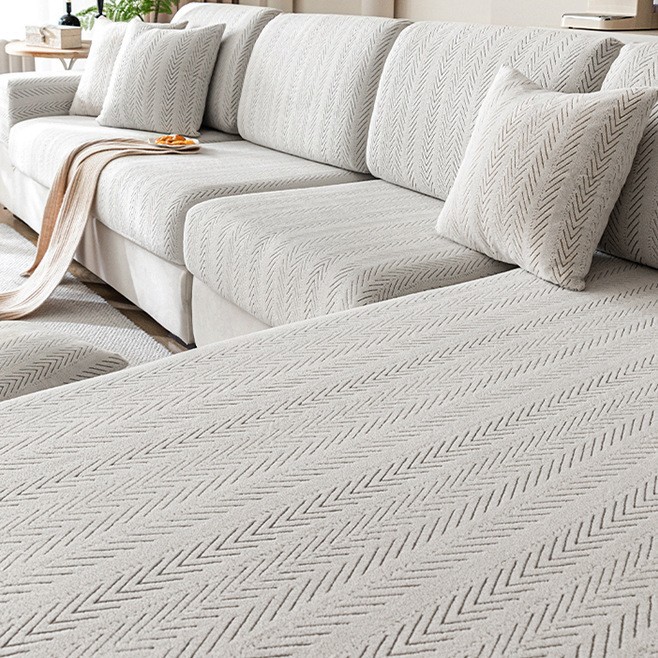 2024 nueva cubierta de sofá cubierta de cojín de sofá de sala de estar todo incluido elástico anti-gato agarrar el sofá con respaldo