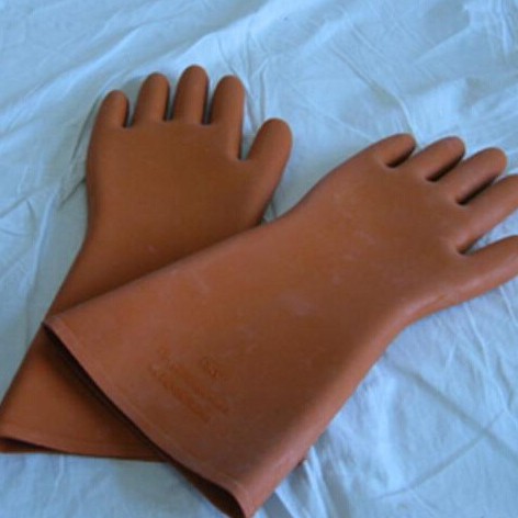 供应电力作业12kv绝缘手套（双安牌） 10kv带电作业手套 高压手套