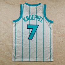 新款印花热压篮球服黄蜂队7号B白色 康-克尼普尔 (Kon Knueppel)