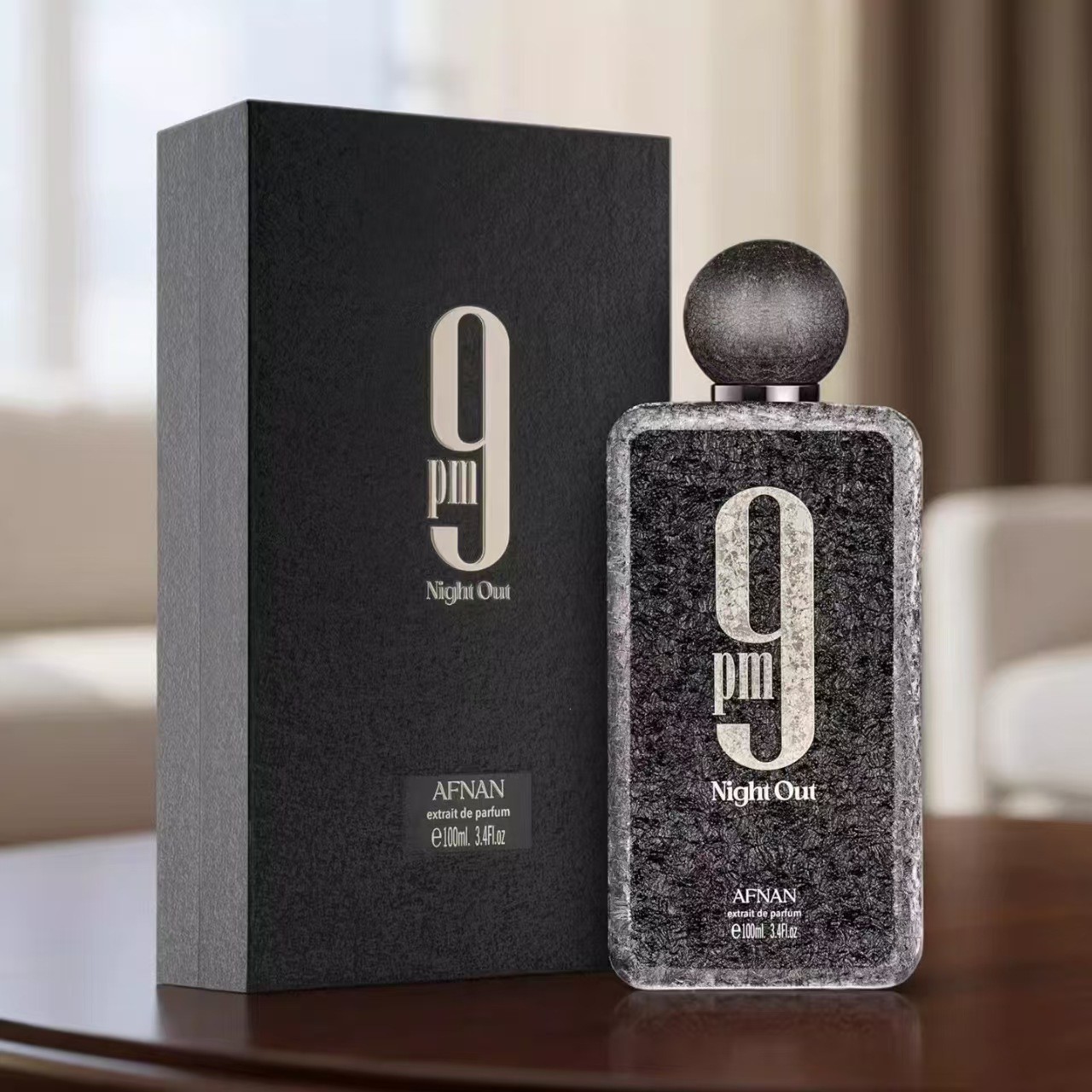 Cross-border bestseller: Afnan 9 PM Night Out Unisex Extrait, an Arabic Middle Eastern fragrance