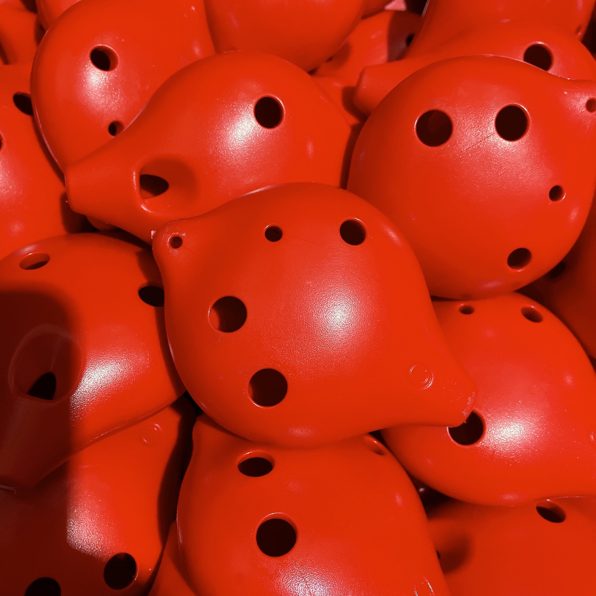 Seis agujeros Ocarina Alto agudos de plástico AC entrada de estudiantes Ocarina 6 hoyos Alto AC tuning Ocarina fábrica al por mayor