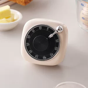 新款机械计时器厨房做饭定时提醒器可视化时间管理闹钟冰箱磁吸