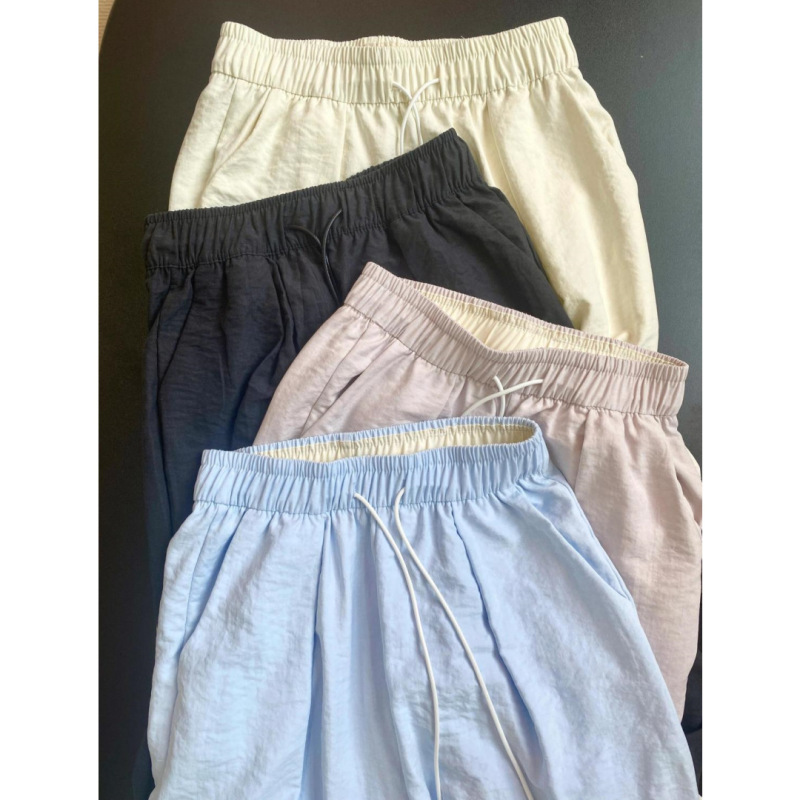 Summer New Style Milkskin Pants Casual Pants for Petite Women, Lazy Style, Slimming and Drapey Yamamoto Pants, Milkskin Wide-Leg Pants