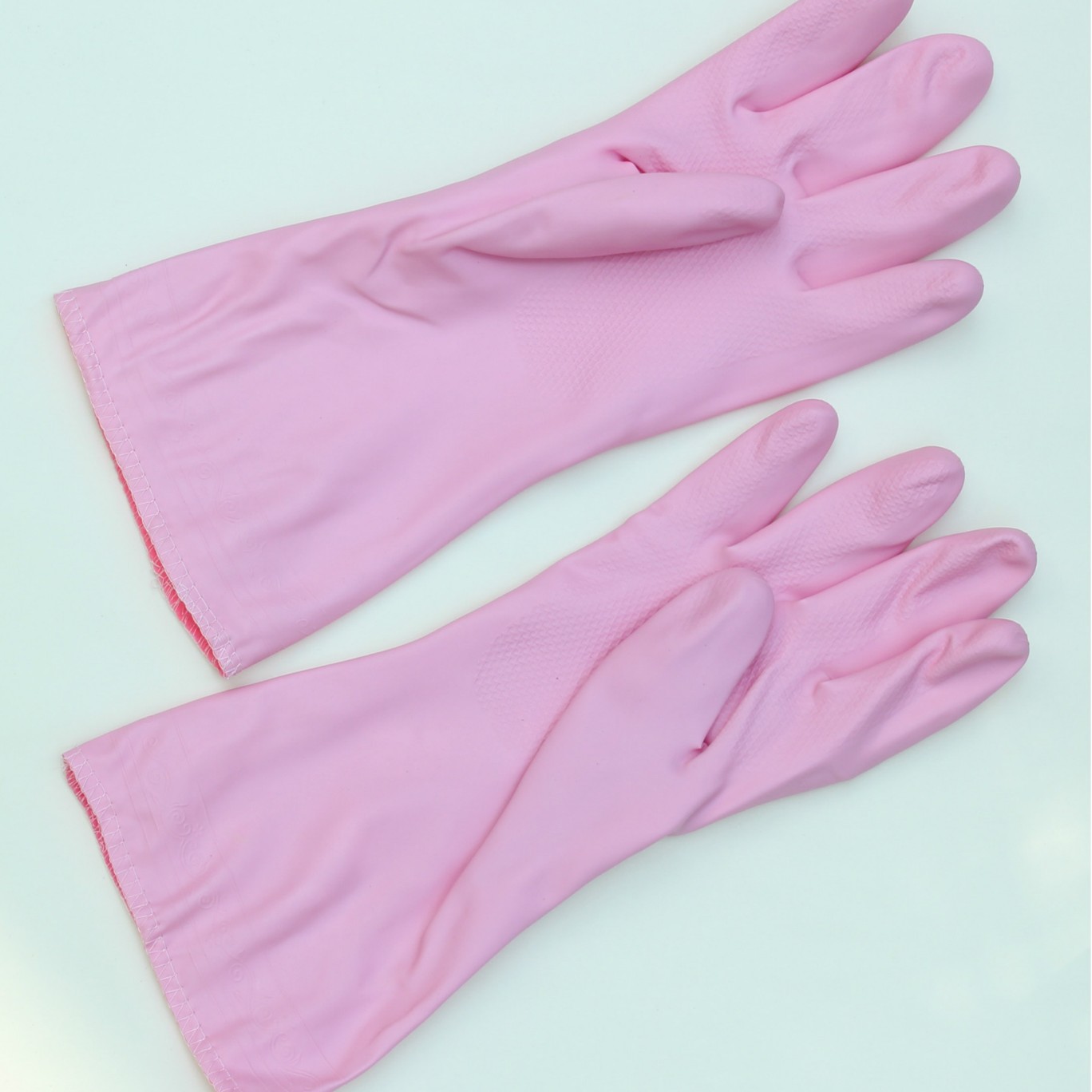 Guanti da cucina in pvc foderati per lavaggio piatti e bucato_voghion.com