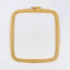 Abs Square Embroidery Tightening-Beige 25*28 cm
