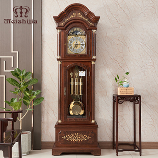 J8 Living Room German European Style Vertical Clock Time Clock Helmer Mechanical Floor Clock Solid Wood American Style G3