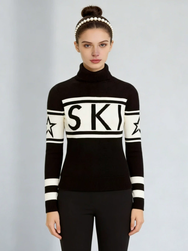 Свитер, вязаный, с длинными рукавами, рукава, европейский стиль, slim fit